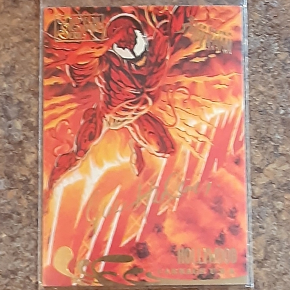 Fleer Ultra Spider-Man Gold Foil Signature Series